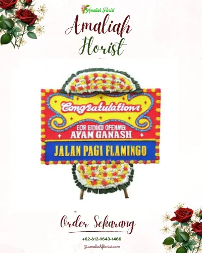 Bunga Papan Congratulation di Gunungsamarinda
